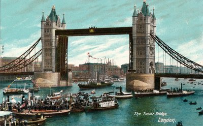 Tower Bridge, London, c1910 av Unbekannt