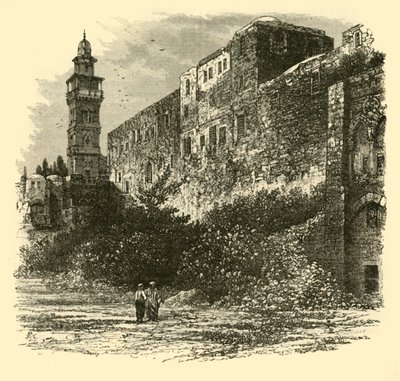 Tårnet i Antonia, Jerusalem, 1890. av Unbekannt