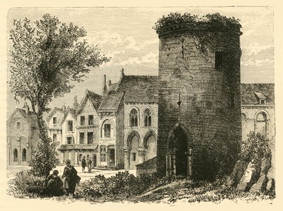 Tårnet til Louis Doutremer ved Laon ødelagt i 1831, 1890. av Unbekannt