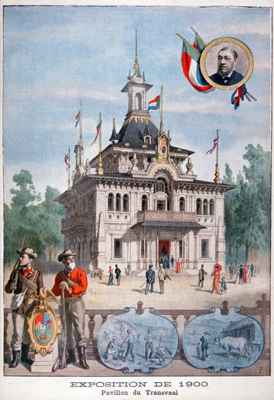 Transvaal-paviljongen på verdensutstillingen i 1900, Paris, 1900 av Unbekannt