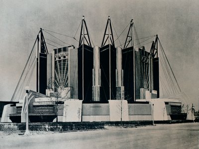 Reise- og transportbygningen, 1932 1933. av Unbekannt