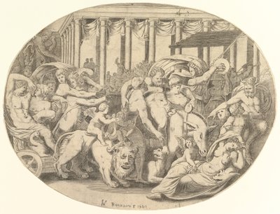 The Triumph of Bacchus, 1500-tallet. av Unbekannt