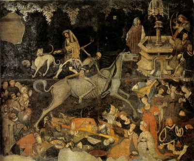 Dødens triumf, ca 1445-1447 av Unbekannt