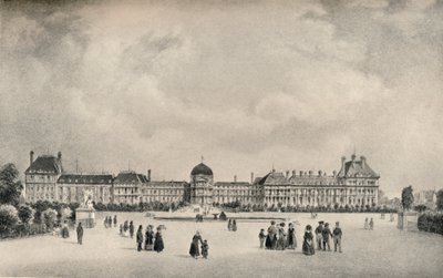 Tuileries-palasset fra hagene, 1915 av Unbekannt