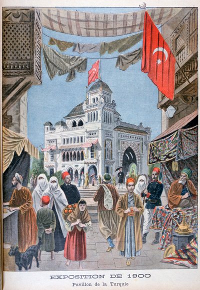 Den tyrkiske paviljongen på verdensutstillingen i 1900, Paris, 1900 av Unbekannt