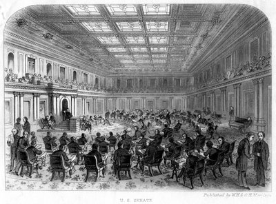Det amerikanske senatet, 1800-tallet av Unbekannt