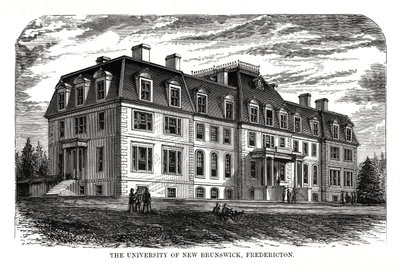 University of New Brunswick, Fredericton, Canada, 1800-tallet av Unbekannt