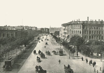 Vesterbrogade, København, Danmark, 1895. av Unbekannt