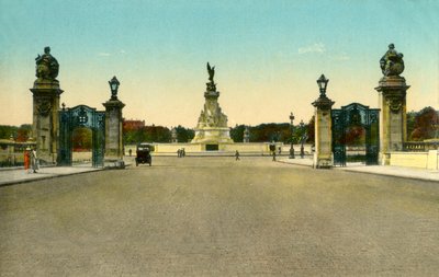 Victoria-minnesmerket, Buckingham Palace, London, c1910. av Unbekannt
