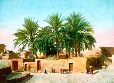 Landsbyen Karnak, Egypt, 1900-tallet av Unbekannt
