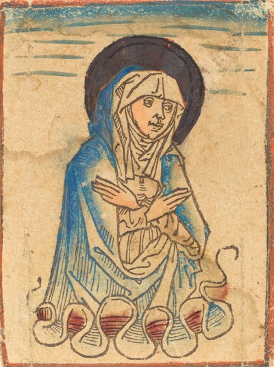Jomfruen i skyene, ca. 14701480. av Unbekannt