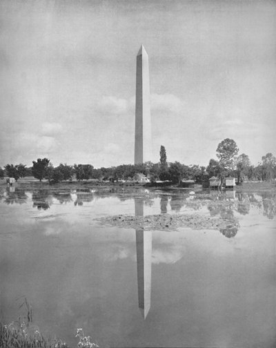Das Washington Monument, 19. Jahrhundert von Unbekannt