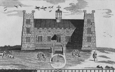 The West Prospect of Lumley-Castle, c1767 av Unbekannt