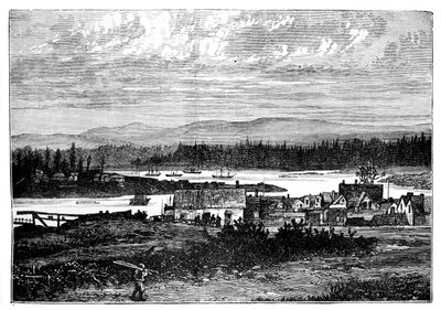 De vestlige forstedene til Victoria, Vancouver Island, Canada, c1888 av Unbekannt