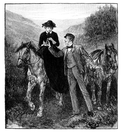 The Wooing of the Princess Royal, 1850-tallet, 1888 av Unbekannt
