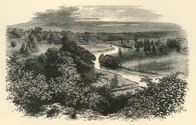 The Wye, fra Goodrich Castle, c1890. av Unbekannt