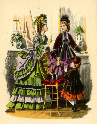Den unge engelske kvinnen, 1871, 1943. av Unbekannt