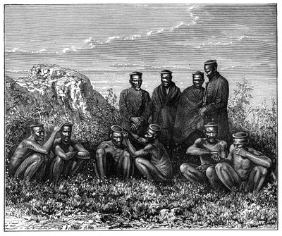 Zulu, Sør-Afrika, c1890 av Unbekannt