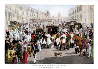 Avskjeden i Fontainebleau, Frankrike, 20. april 1814 1900 av Unbekannt