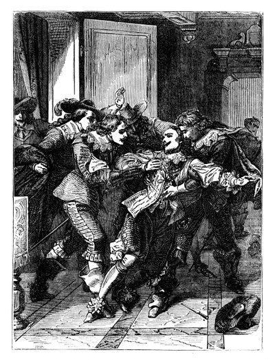 Attentatet på hertugen av Buckingham, c1902 av Unbekannt