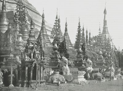 Basen til Grand Pagoda, Rangoon, Burma, 1895. av Unbekannt