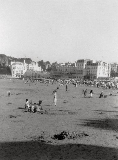 Stranden, Dinard, Bretagne, 1900-tallet av Unbekannt