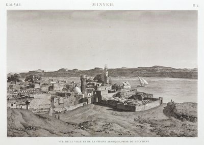Byen Al Minya og Nilen, Egypt av Unbekannt