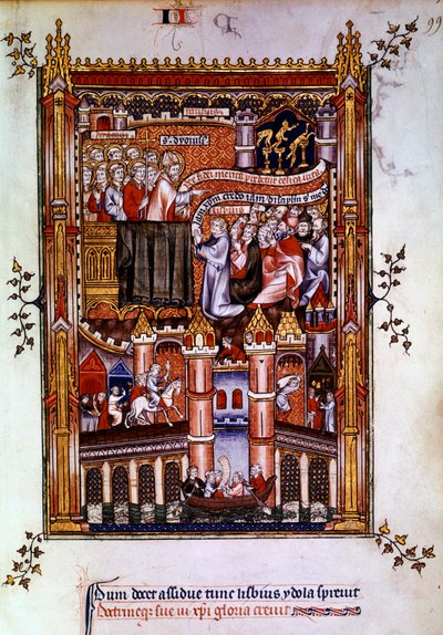 Konverteringen av Lisbius, 1317 av Unbekannt