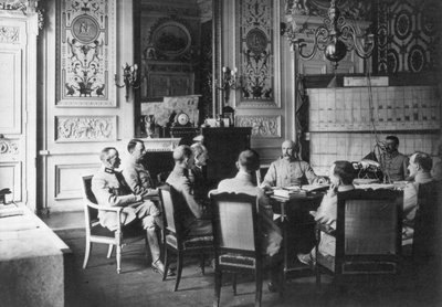 Den daglige rapporten på kontoret til den franske øverstkommanderende, 1917 av Unbekannt