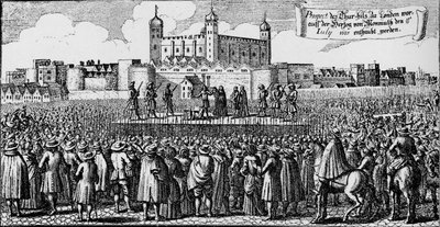 Henrettelsen av hertugen av Monmouth, Tower Hill, London, 15. juli 1685 1903 av Unbekannt
