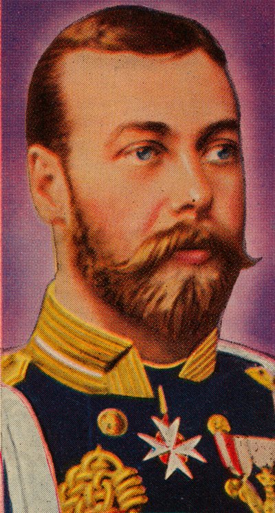 Den fremtidige kong George V i bryllupet hans, 1893 1935 av Unbekannt