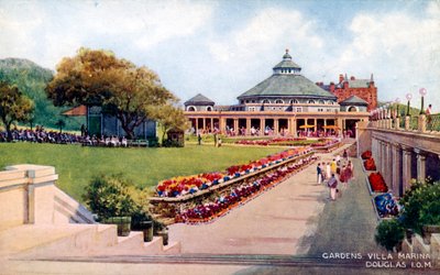 Hagene til Villa Marina, Douglas, Isle of Man, tidlig på 1900-tallet av Unbekannt
