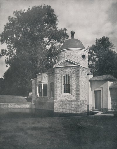 Lysthuset og svømmebassenget ved Biddesden House, Wiltshire, 1933. av Unbekannt