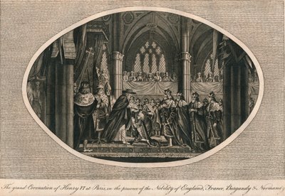 Den store kroningen av Henry VI av England i Paris, 1431 1793 av Unbekannt