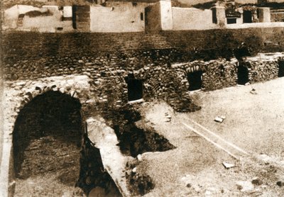 Den store terrassen på criptoportico, Pompeii, Italia, c1900-tallet av Unbekannt