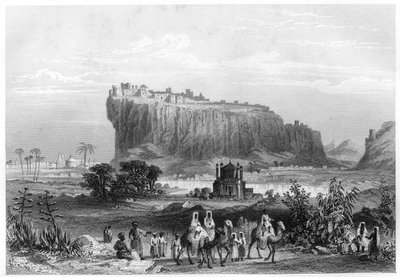 Åsfestningen i Gwalior, India, ca 1860 av Unbekannt