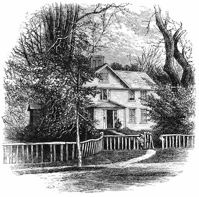 Hjemmet til Amos Benson Alcott 1799-1888, Concord, Massachusetts, 1875 av Unbekannt