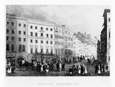 Huset i Salzburg der Mozart ble født i 1791, midten av 1800-tallet av Unbekannt