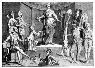 Dommen fra Queens Common Sense, 1736 av Unbekannt