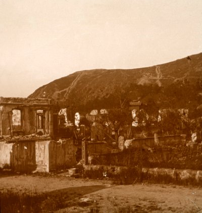 Kiosken, Metzeral, Nord-Frankrike, c1914-c1918 av Unbekannt