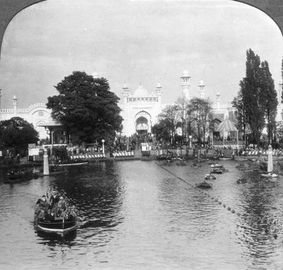 Innsjøen ved British Empire Exhibition, Wembley, London, c1925 av Unbekannt