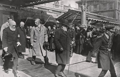 Det siste øyeblikksbildet av kong Edward, 1910. av Unbekannt