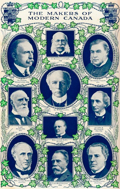 Skaperne av det moderne Canada, 1909 av Unbekannt