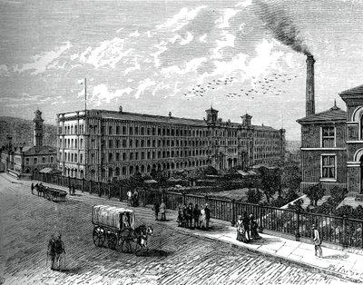 Bruket i Saltaire, c1880 av Unbekannt