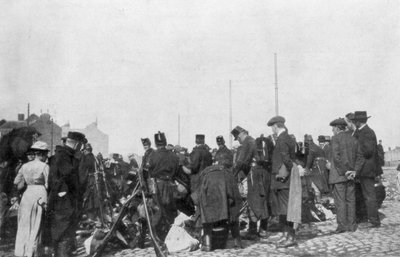 Mobiliseringen for forsvar av Liege, Belgia, 31. juli 1914 av Unbekannt