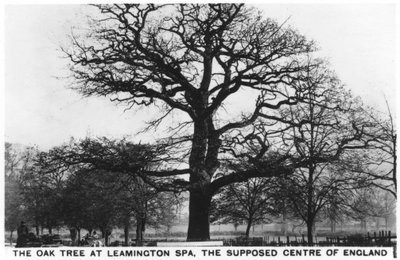 Eiken på Leamington Spa, det antatte sentrum av England, 1936 av Unbekannt