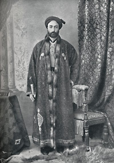 Offiseren med ansvar for den hellige helligdommen i Mashhad, Persia, 1902 av Unbekannt