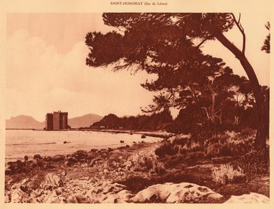 Det gamle klosteret, Saint-Honorat, 1930. av Unbekannt