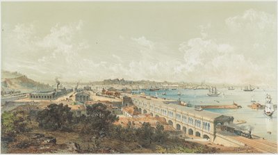 Åpningen av statsjernbanen fra Ljubljana til Trieste 27. juli 1857, 1857. av Unbekannt