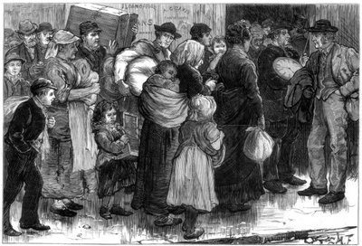 Pantkontoret i Merthyr-Tydfil, Wales, 1875 av Unbekannt